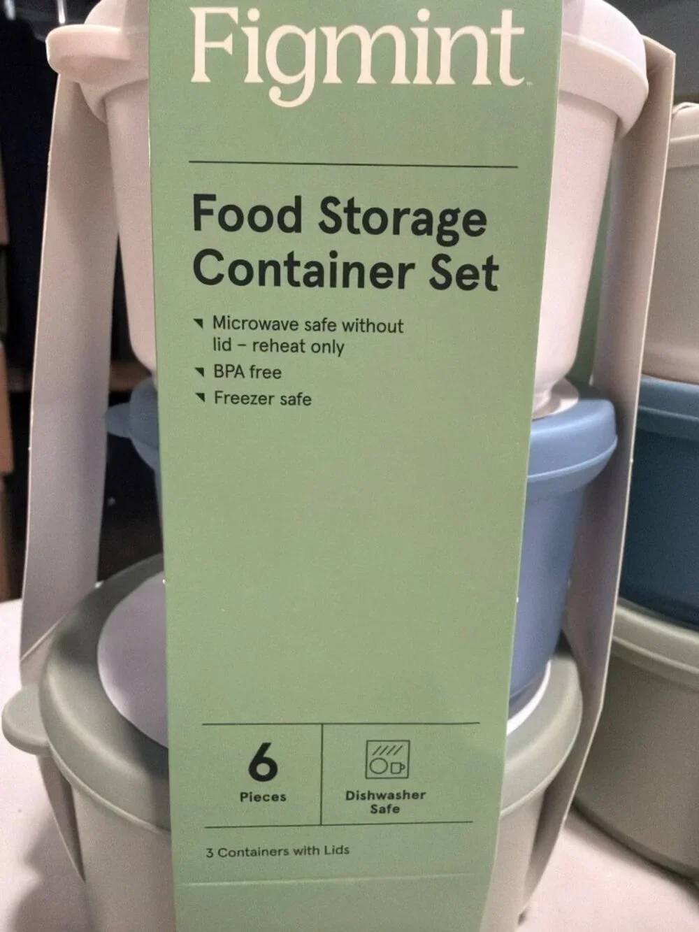12 Pieces Figmint Food Storage Snack Containers BPA-Free